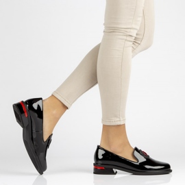 Bőr cipő Filippo DP3720 / 22 Bk fekete 2