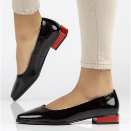 Bőr cipő Filippo DP2383 / 22 Bkl fekete 2