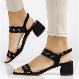 Filippo DS3606 / 22 Bk fekete szandál 1