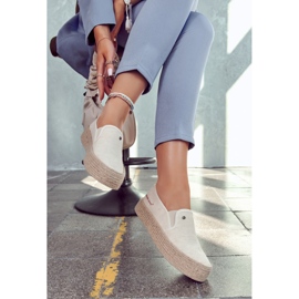 Női Espadrilles On The Platform Cross Jeans JJ2R4014C Bézs 1