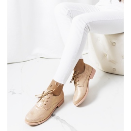 Kroes arany női cipő rózsaszín 1