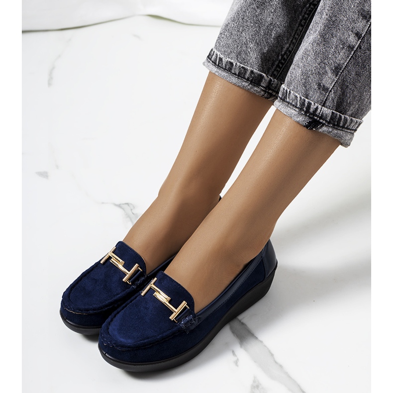 Sötétkék mokaszinok a Marinke éken 1