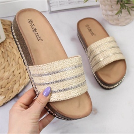 Bézs színű platformpapucs W S. Barski 1 Bézs színű platformpapucs W S. Barski 1