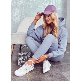 Cross Jeans Női tornacipő Kötött keresztben farmer JJ2R4038C Fehér 1