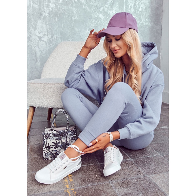 Cross Jeans Női tornacipő Kötött keresztben farmer JJ2R4038C Fehér 1