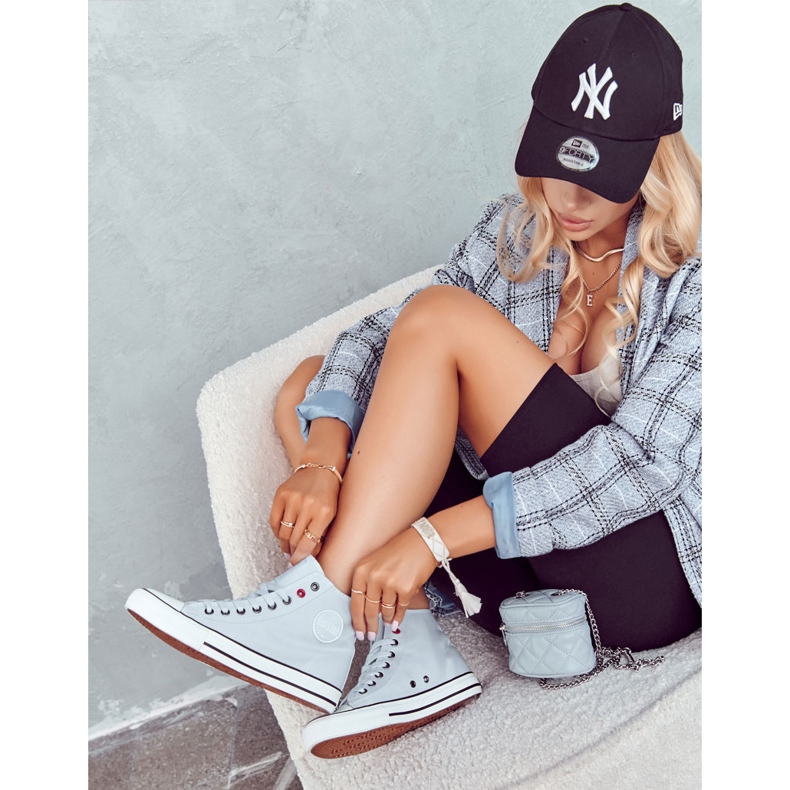 Női magas tornacipő Big Star JJ274209 kék 2