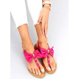 Flip-flop Megi Fuschia masnival rózsaszín 1 Flip-flop Megi Fuschia masnival rózsaszín 1