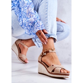 PS1 Női szandálok Wedge Sötétbézs Veenuson 1 PS1 Női szandálok Wedge Sötétbézs Veenuson 1