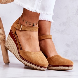 PS1 Női barna espadrillák Tamarill éken 1