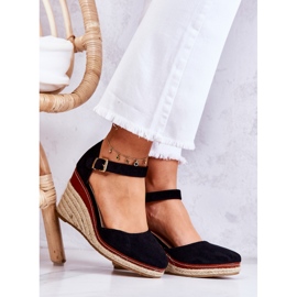 PS1 Női fekete espadrillák ékeken Tamarill 1 PS1 Női fekete espadrillák ékeken Tamarill 1