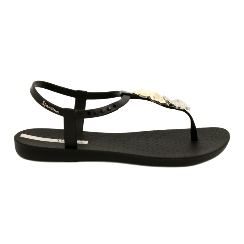 Flip-flop Ipanema dekorációval 83182 fekete 23526 ezüst aranysárga 1 Flip-flop Ipanema dekorációval 83182 fekete 23526 ezüst aranysárga 1