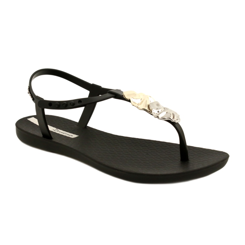 Flip-flop Ipanema dekorációval 83182 fekete 23526 ezüst aranysárga 2 Flip-flop Ipanema dekorációval 83182 fekete 23526 ezüst aranysárga 2