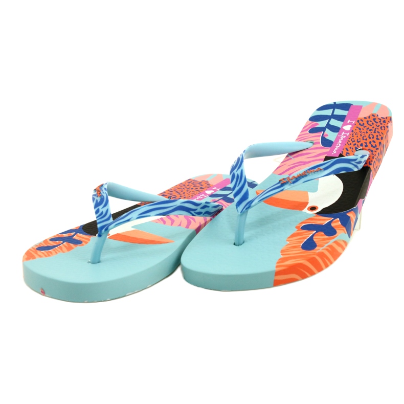 Tukan Flip-flop Ipanema 26635 kék / narancs narancssárga rózsaszín 3