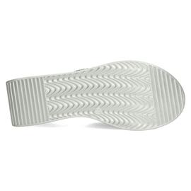 Bőr papucs Filippo DK3614 / 22 Si ezüst 1