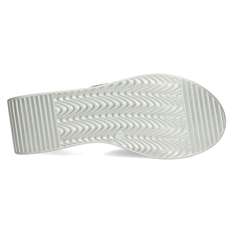 Bőr papucs Filippo DK3614 / 22 Si ezüst 1