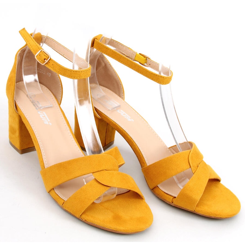 Moly Yellow magas sarkú szandál sárga 1