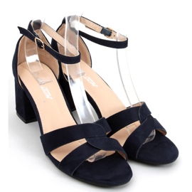 Moly Blue magas sarkú szandál sötétkék 2