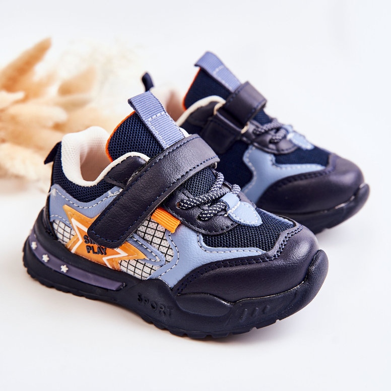 PJ2 Gyermek könnyű sportcipő sötétkék Mobby 1