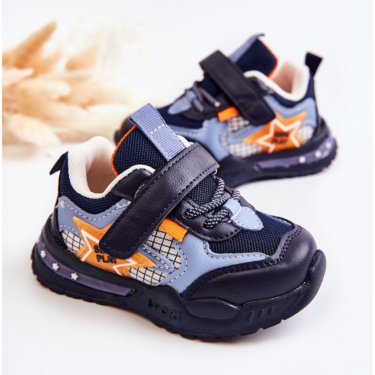 PJ2 Gyermek könnyű sportcipő sötétkék Mobby 2