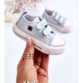 Gyermek tornacipő tépőzárral Big Star HH374204 Kék 1