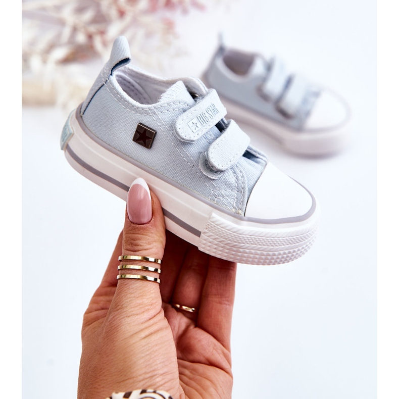 Gyermek tornacipő tépőzárral Big Star HH374204 Kék 1