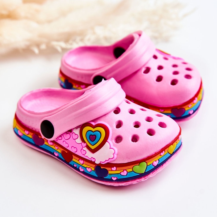 Gyerekpapucs hab Crocs Pink Charie rózsaszín 2 Gyerekpapucs hab Crocs Pink Charie rózsaszín 2