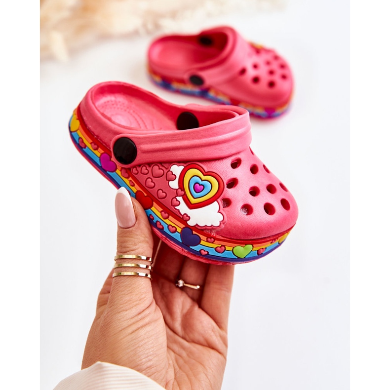 Gyerekpapucs hab Crocs Red Charie piros 1