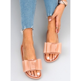 Női szilikon papucs Vinca Pink bézs 1