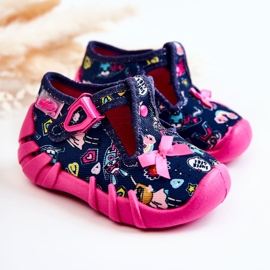 BEFADO S.A. Befado Supergirl papucs masnival 110P456 sötétkék 2