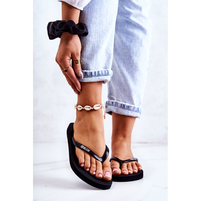 Női flip-flop Big Star JJ274A379 fekete 1