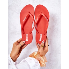 Női flip-flop Big Star JJ274A384 piros 2