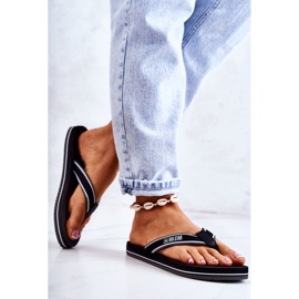 Női klasszikus flip-flop Big Star JJ274A377 fekete 2