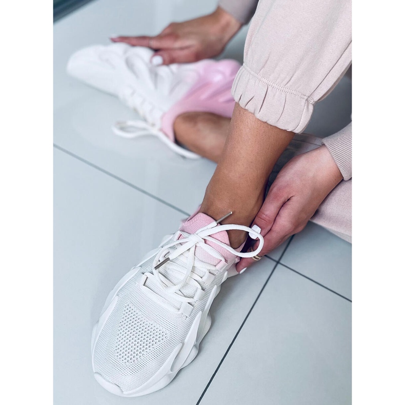 Ombre Caloy BÉZS / PINK zokni rózsaszín 1