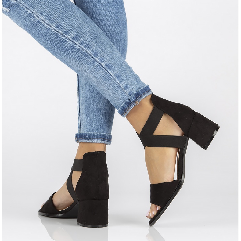 Filippo DS2093 / 22 Bk fekete szandál 1