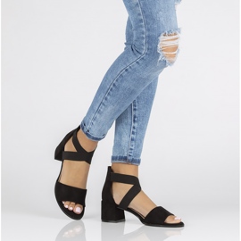 Filippo DS2093 / 22 Bk fekete szandál 2