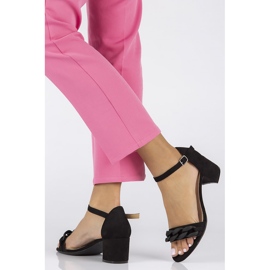 Filippo DS3708 / 22 Bk fekete szandál 1