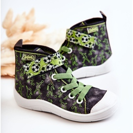 BEFADO S.A. Magas gyerekcipők Football Befado 268X070 Szürke-zöld 2