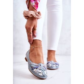 Női bőr balerina Maciejka 01358-34 Világoskék 1 Női bőr balerina Maciejka 01358-34 Világoskék 1