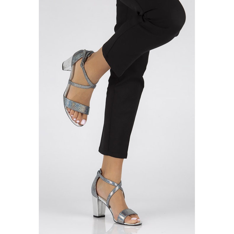 Filippo DS1276 / 22 Si ezüst szandál szürke 1 Filippo DS1276 / 22 Si ezüst szandál szürke 1