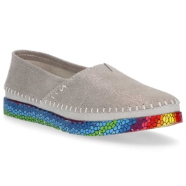 Bőr cipő Filippo DP1213 / 20 Si ezüst 1