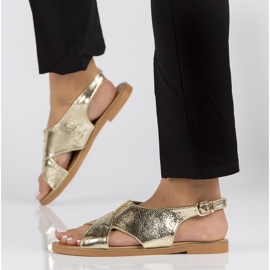 Filippo DS2104 / 22 Go arany szandál aranysárga 2