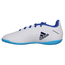 Adidas X Speedflow.4 In Jr GW7527 futballcipő fehér fehér 1 Adidas X Speedflow.4 In Jr GW7527 futballcipő fehér fehér 1