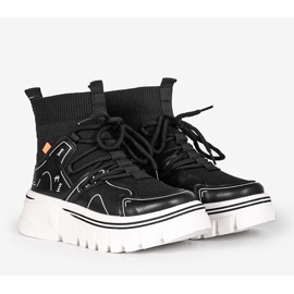 Fekete Toler boka tornacipő 1