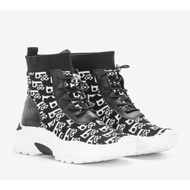 Erma fekete női tornacipő fehér 1