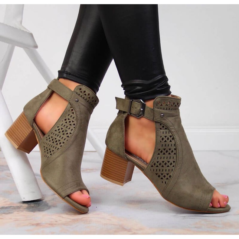 Áttört szandál T.Sokolski W SCA159B khaki 2