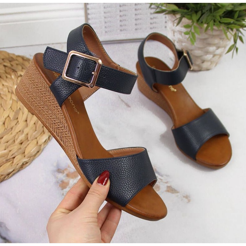 Ékes szandál Sergio Leone W SK376C sötétkék 1