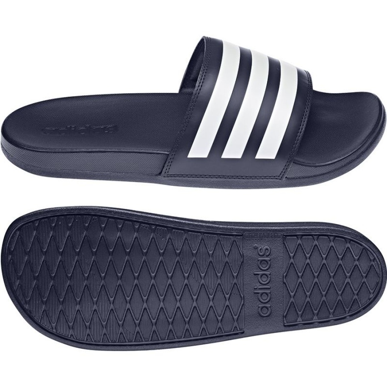 Adidas Adilette Comfort M GZ5892 papucs fehér sötétkék 1