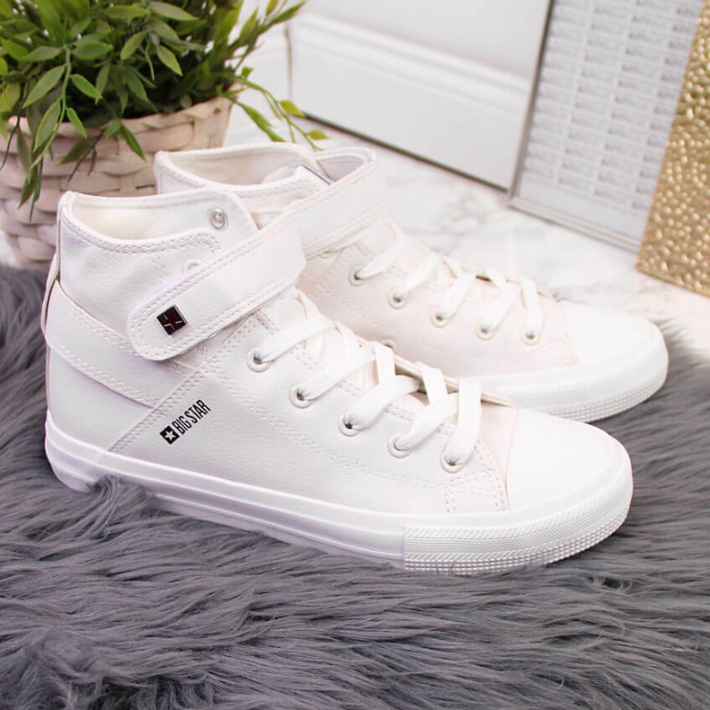 Fehér tépőzáras tornacipő Big Star V274541SS20 2