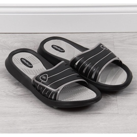 Fekete Atletico férfi gumipapucs 2