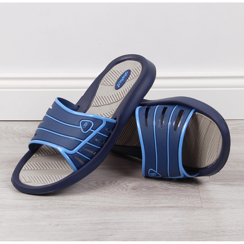 Atletico sötétkék férfi gumipapucs 2